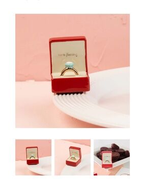 Nora Fleming Gold Ring with Light Blue Stone